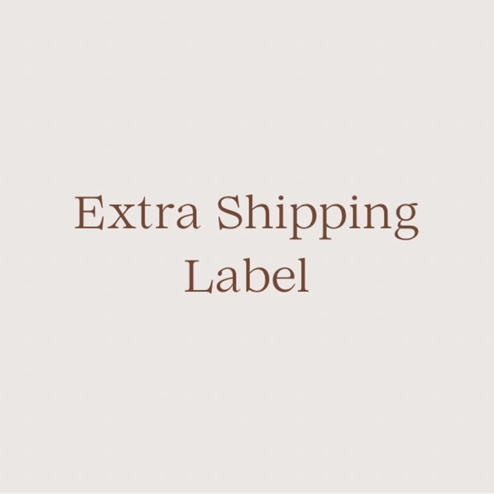 Extra shipping label